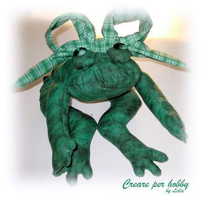 Cucito Creativo: una rana gra gra Cucito Creativo: una rana gra gra