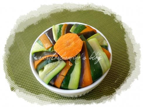 Sformatini multicolor di zucchine e … “Salutiamoci” suvvia :-)