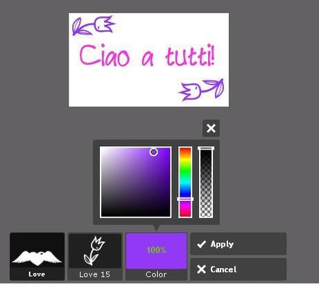 Photobucket modificare un immagine opzione love