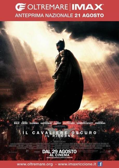 Tutti i dettagli dell'anteprima nazionale di Il Cavaliere Oscuro - Il Ritorno al cinema IMAX di Riccione
