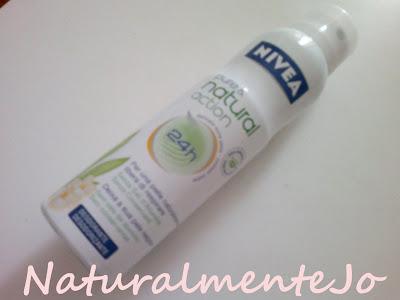 RECENSIONE: PURE AND NATURAL  ACTION DEODORANTE SPRAY NIVEA