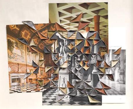 GEOMETRIE DESTRUTTURATE E PATTERNS NEI COLLAGES-ORIGAMI DI ABIGAIL REYNOLDS