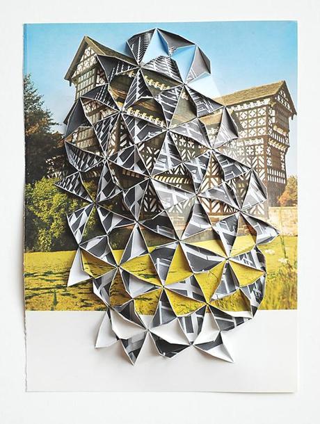 GEOMETRIE DESTRUTTURATE E PATTERNS NEI COLLAGES-ORIGAMI DI ABIGAIL REYNOLDS