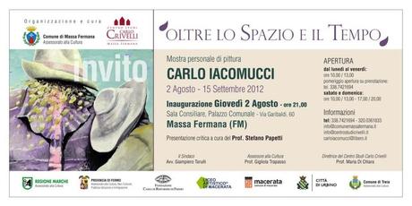 Invito mostra Carlo Iacomucci