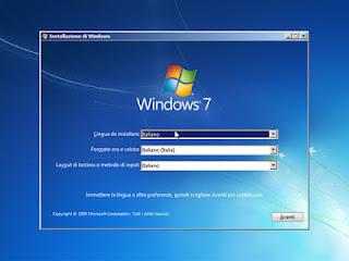 Formattare e installare Windows 7