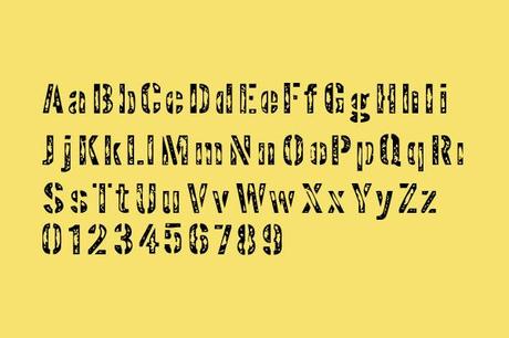 Stencil Font Free Download