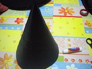 Tutorial (frettoloso) per Halloween: cappello da strega