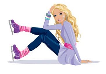Barbie Fashionistas on ice