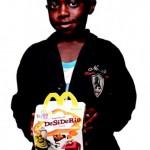 Uno degli scatti di Oliviero Toscani per la prossima campagna pubblicitaria McDonald's