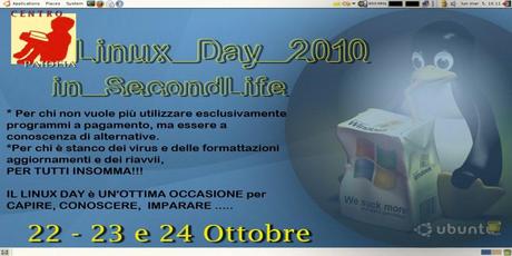 LINUX DAY ITALIA 2010 in SECOND LIFE