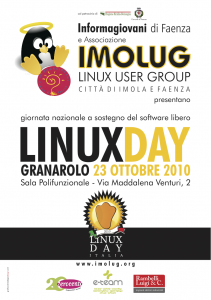 LinuxDay 2010: Installation Party e altro a Granarolo