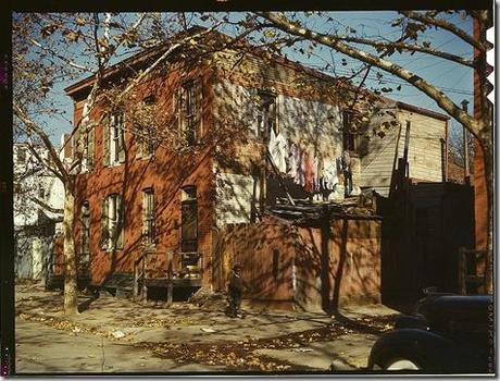 House. Washington, D.C.(?), between 1941 and 1942. Reproduction from color slide. Photo by Louise Rosskam. Prints and Photographs Division, Library of Congress