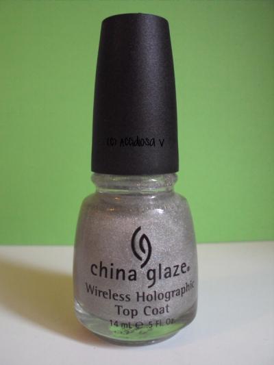 Review: China Glaze Wireless Holographic Top Coat