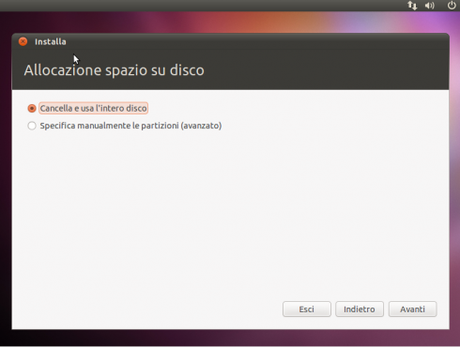 Dove installare il sistema