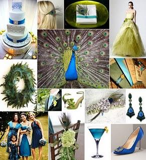 Peacock wedding