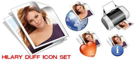 25 icone desktop con tema Hilary Duff