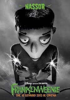 Frankenweenie, i poster dei personaggi