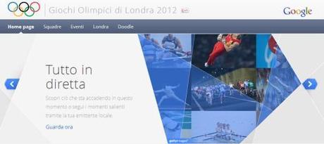 Le Olimpiadi di Londra 2012 su Google