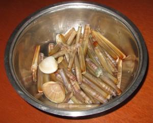 cannolicchi Barchette di pasta sfoglia formaggio e cannolicchi