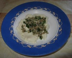 formaggio-e-cannolicchi Barchette di pasta sfoglia formaggio e cannolicchi