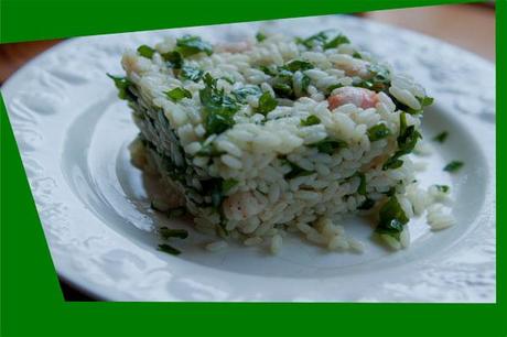 IMG_5118 Riso freddo con gamberi e rughetta