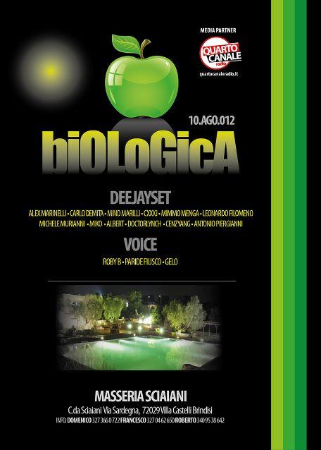 10/8 Biologica - Il Party @ Agriturismo Sciaiani Piccola