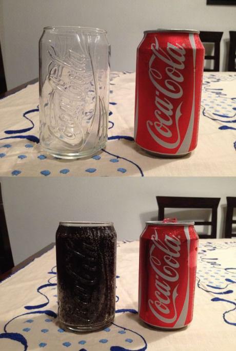 Un bicchiere di coca cola