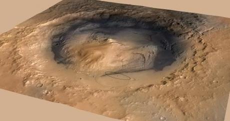 Il sito del landing di Curiosity