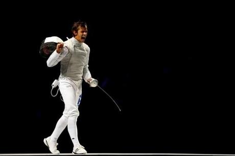 Andrea Baldini, ha condotto lui l'ultimo assalto verso l'oro a squadre. Londra 2012 – Miniera scherma