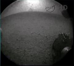 L'ombra di Curiosity, cratere Gale - Marte