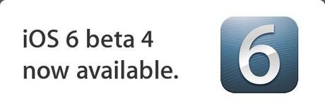 Apple rilascia iOS 6 beta 4: addio a YouTube che sparisce dalla Home Screen!!