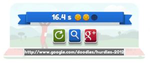 Londra 2012, doodle animato per i 100m e i 110m ostacoli su Google