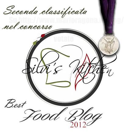 Silvi's Kitchen conquista grazie ai suoi amici e lettori il secondo gradino del podio al concorso per il Best Food Blog 2012!