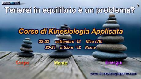 Corso di Kinesiologia Applicata: nuove date a Mira(VE) e Roma
