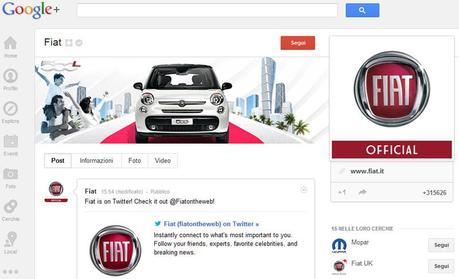 Fiat-Google+