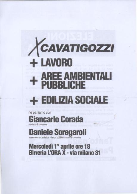 volantino Cavatigozzi 2009 Cavatigozzi, lo strabiliante volantino elettorale del Pd del 2009