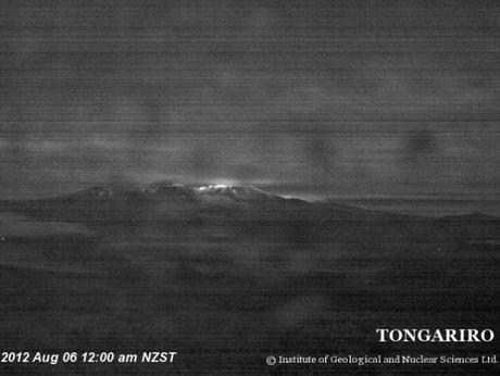 New Zealand volcanoes activity – White Island and Mt. Tongariro (August 6 and August 7)