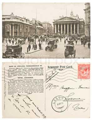 cartolina-postale-da-londra Signora mia non ci sono più le cartoline di una volta