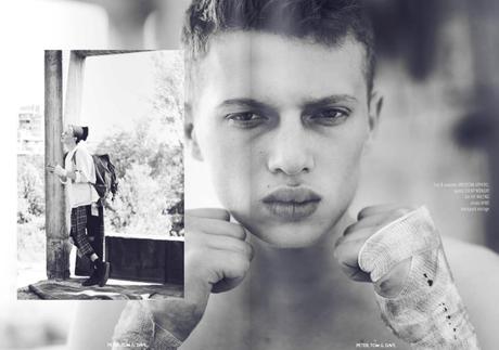OLD ENOUGH TO BLEED BY LIVIA ALCALDE, MODEL CRISTIAN GRIB INDEPENDENT MEN MILANO