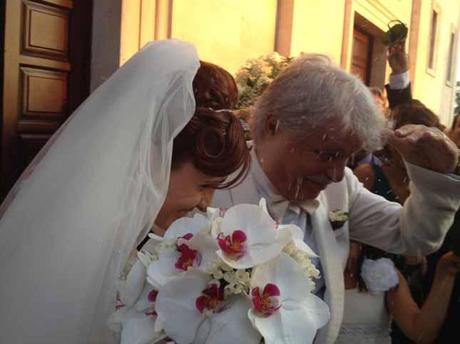 Alcune foto del matrimonio di Michele Placido