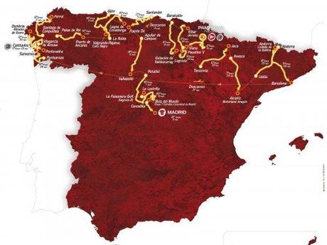 Vuelta España 2012: il percorso e i partenti
