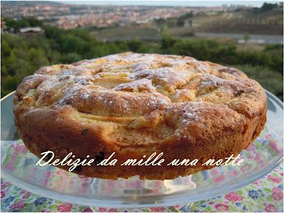 TORTA DI MELE E GOCCE DI CIOCCOLATO....per un dolce risveglio