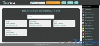 Conweets: web app per leggere comodamente le conversazioni di Twitter