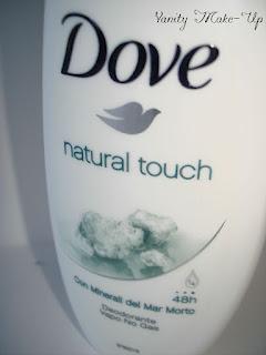 Recensione deodorante Dove Natural Touch ai sali del Mar Morto