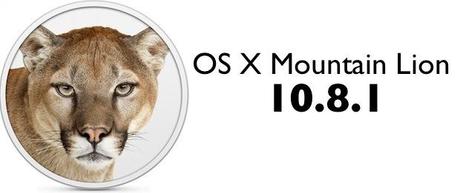Apple rilascia OS X 10.8.1 Mountain Lion
