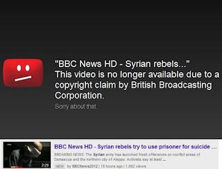 Siria. BBC censura video con ribelli che obbligano prigioniero a commettere attentato suicida
