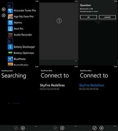 Trasferire via Bluetooth le foto con Nokia Windows Phone – Lumia 610, Lumia 710, Lumia 800, Lumia 900