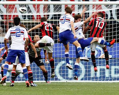 Milan-Sampdoria 0-1, Costa regala il primo dispiacere ai rossoneri
