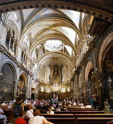 Montserrat Basilica by Hellebardius