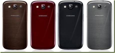 samsunggalaxys3colori thumb Nuovi colori disponibili per il Samsung Galaxy S III
